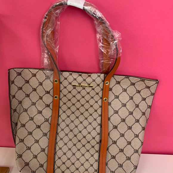 NWT COG/MULTI Color Teresa Tote Bag-Steve Madden - Picture 2 of 5